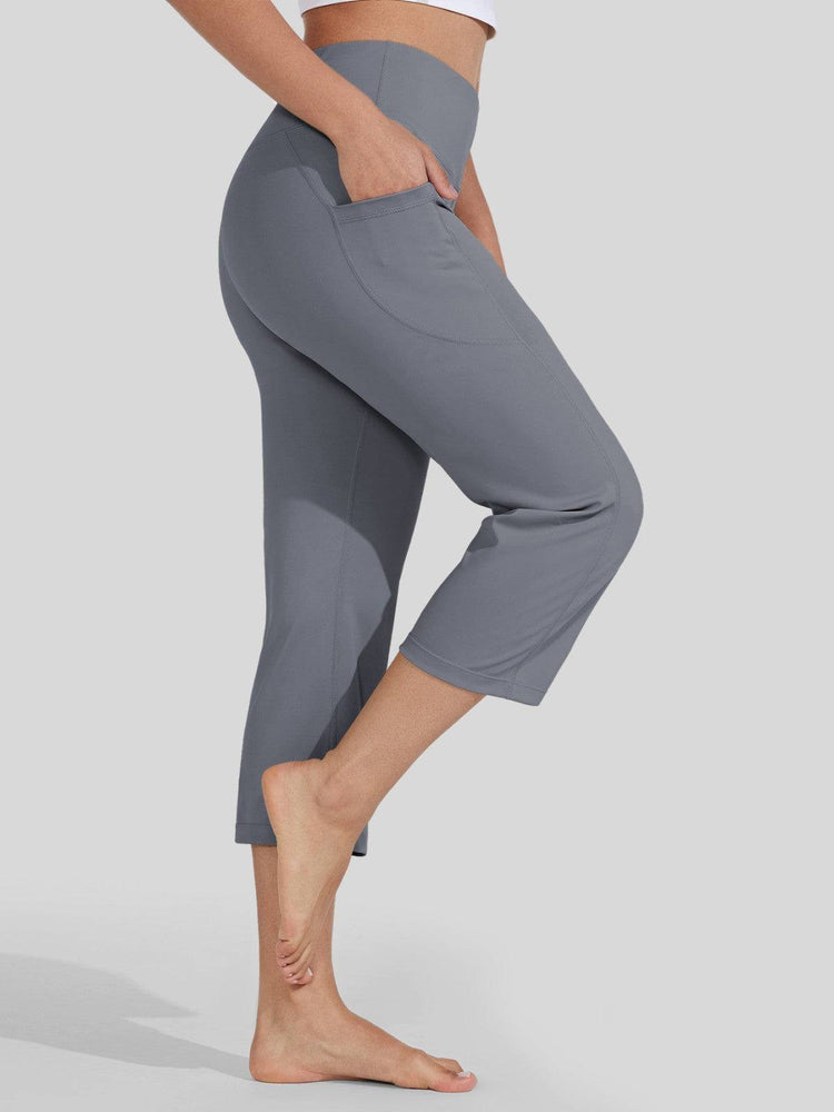 Willit Women's Straight Leg Capris Pants 