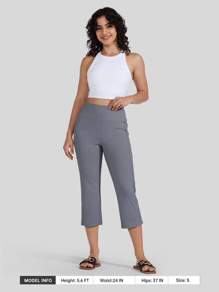 Willit Women's Straight Leg Capris Pants 