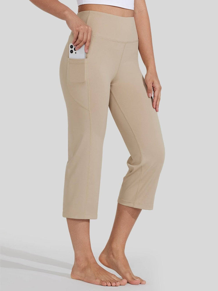 Willit Women's Straight Leg Capris Pants 