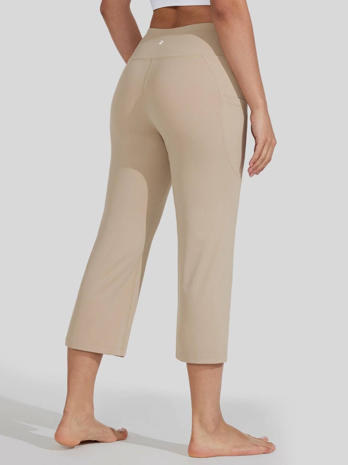 Willit Women's Straight Leg Capris Pants 