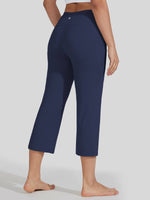 Willit Women's Straight Leg Capris Pants 