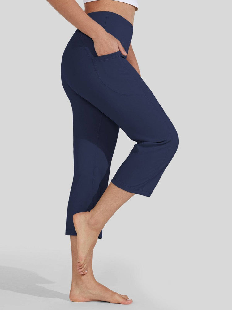 Willit Women's Straight Leg Capris Pants 