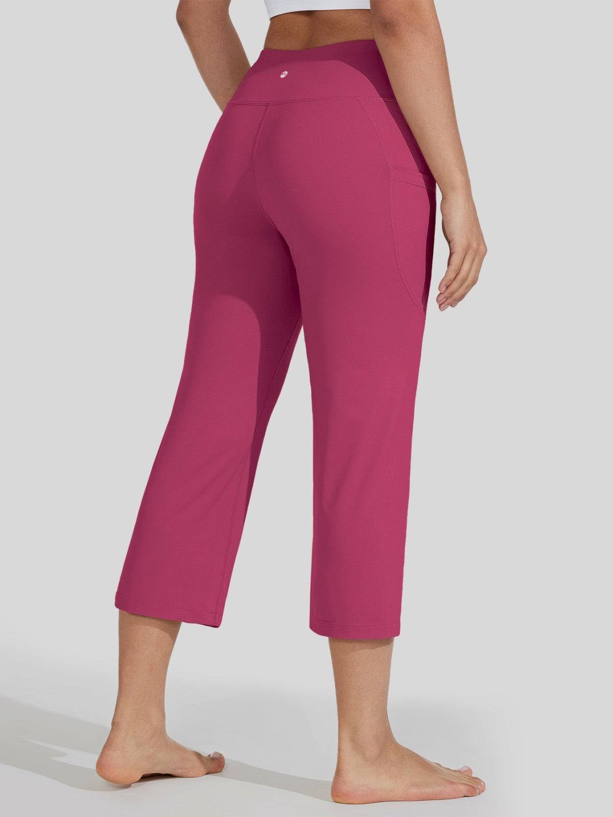 Willit Women's Straight Leg Capris Pants 