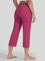 Willit Women's Straight Leg Capris Pants 