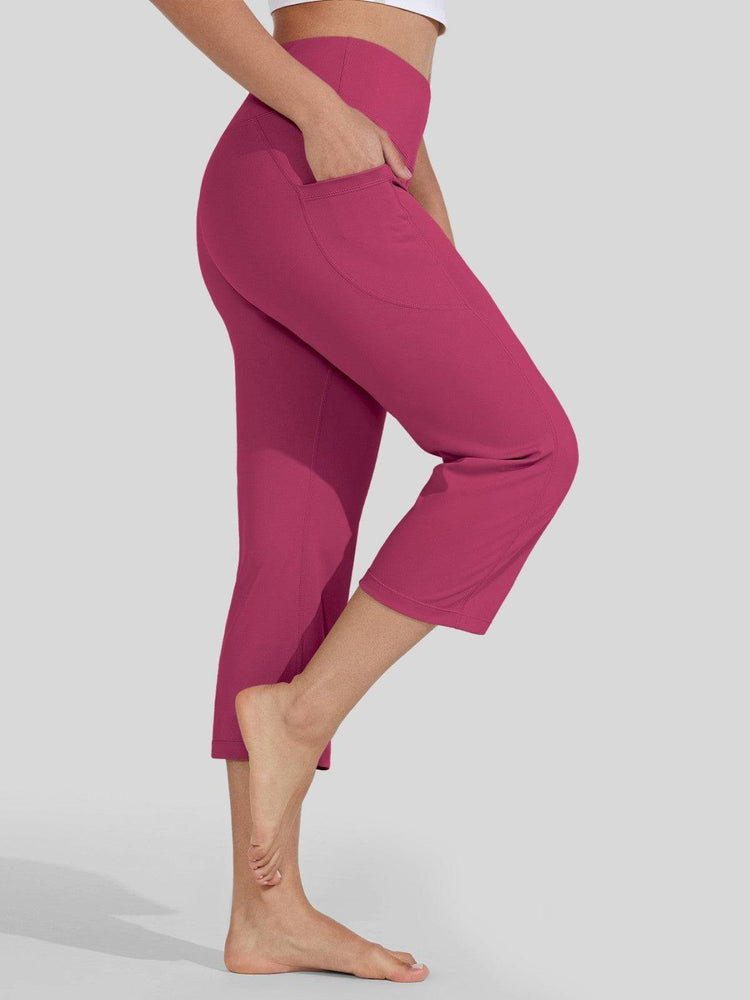 Willit Women's Straight Leg Capris Pants 