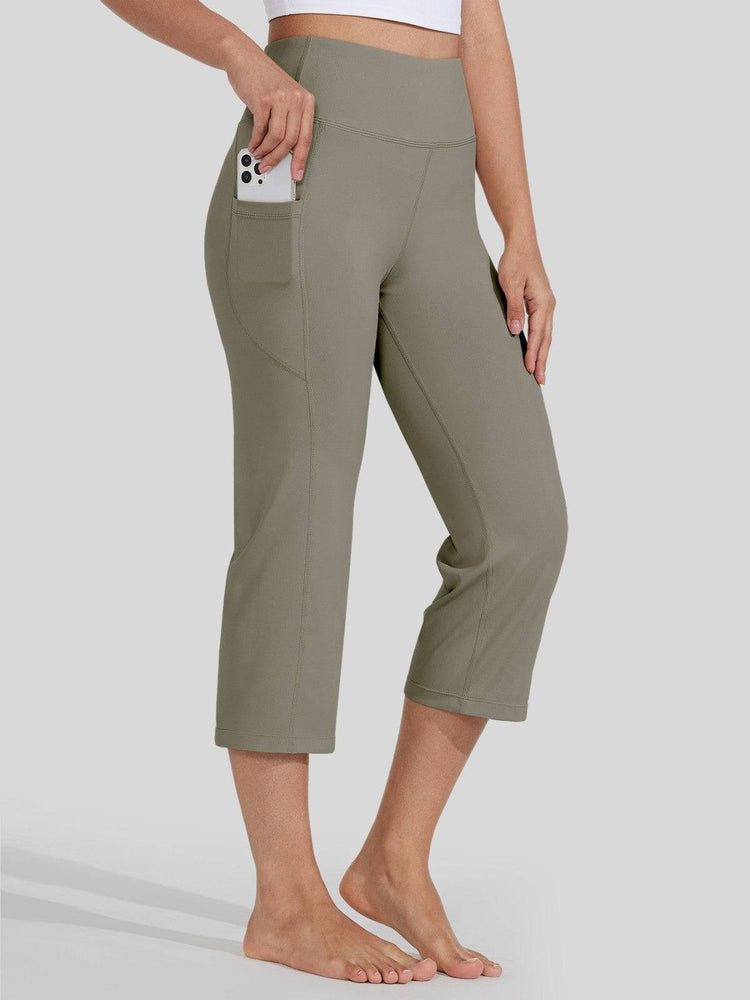 Willit Women's Straight Leg Capris Pants 