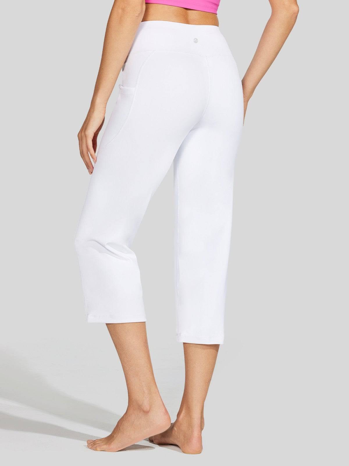Willit Women's Straight Leg Capris Pants 