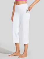 Willit Women's Straight Leg Capris Pants 