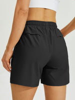 Women wearing comfortable shorts with a drawstring 