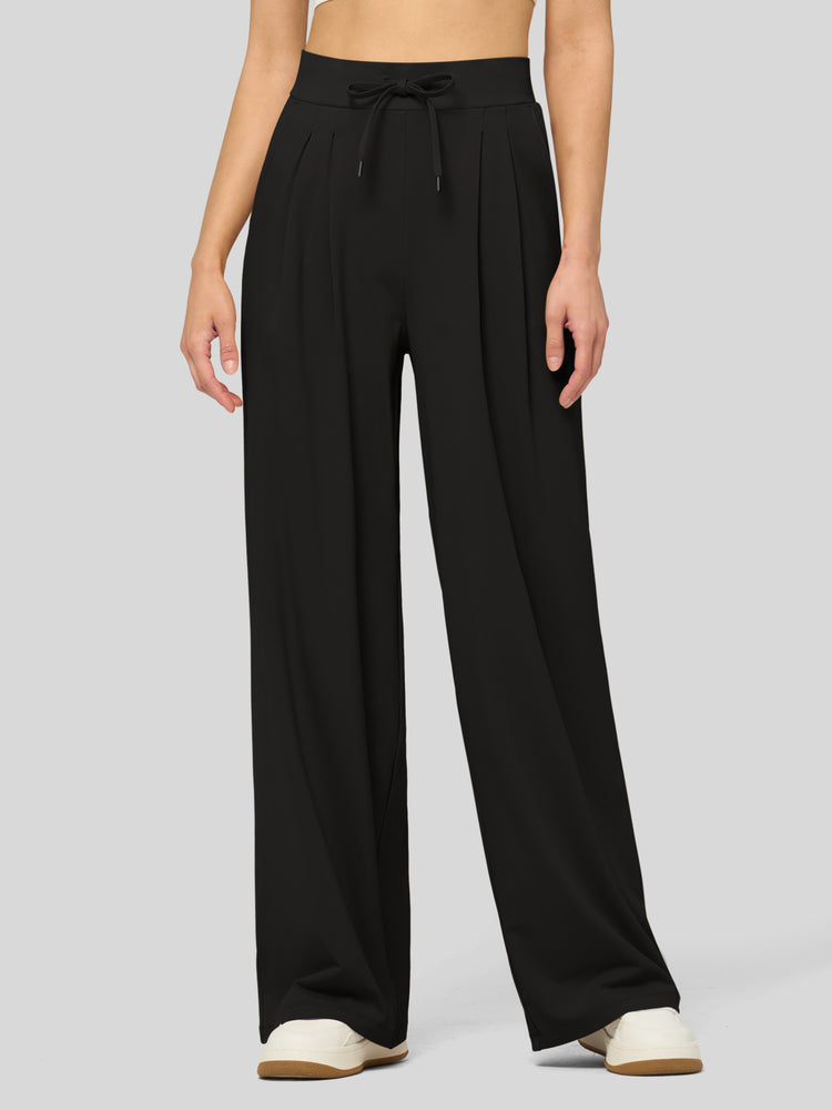 willit Women's Stretchy Wide Leg Slacks-28 Inch - 