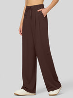 willit Women's Stretchy Wide Leg Slacks-28 Inch - 
