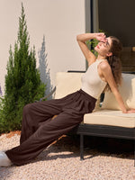 willit Women's Stretchy Wide Leg Slacks-28 Inch - 