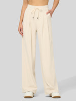 willit Women's Stretchy Wide Leg Slacks-28 Inch 