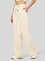 willit Women's Stretchy Wide Leg Slacks-28 Inch 
