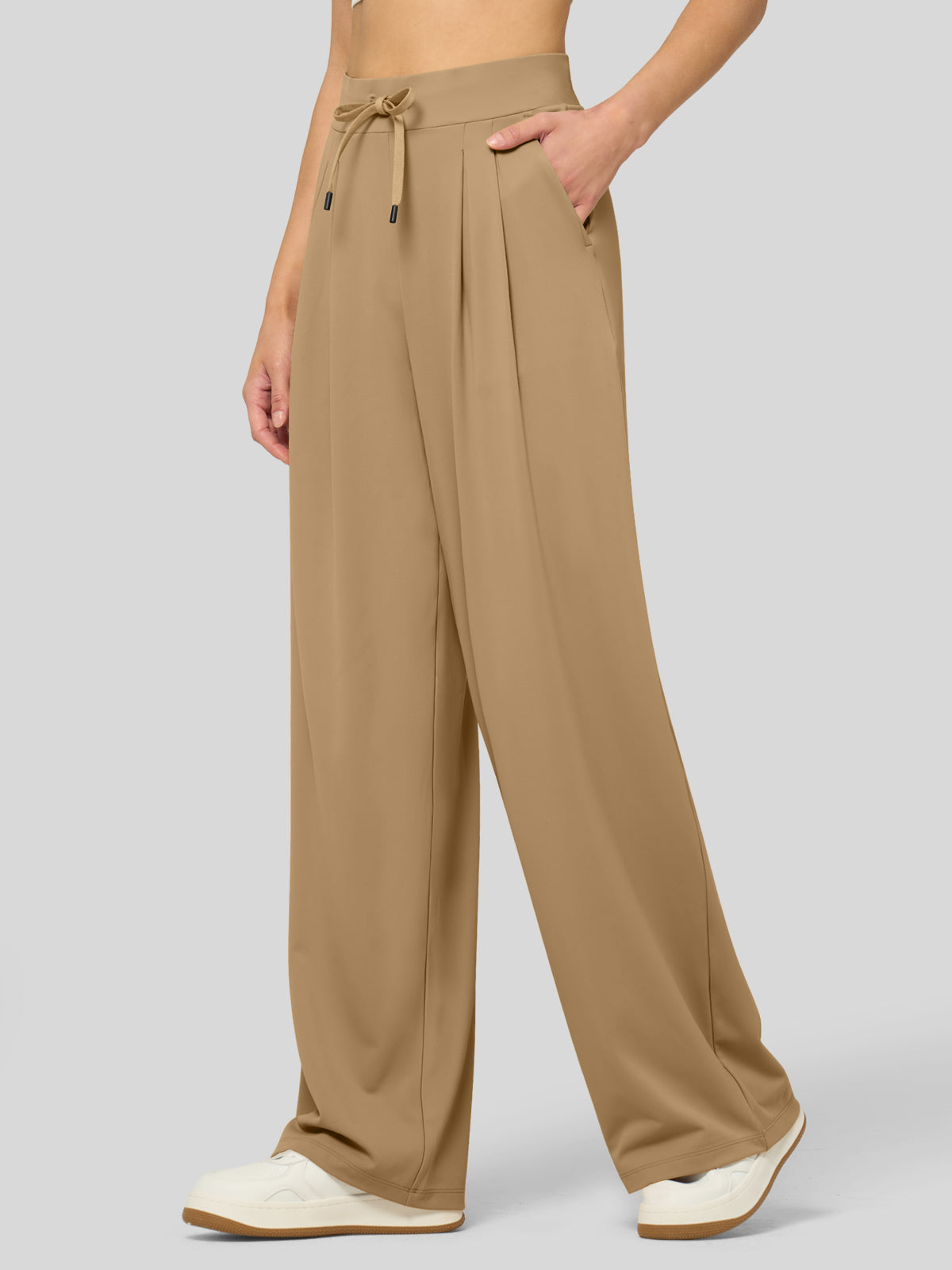 willit Women's Stretchy Wide Leg Slacks-29 Inch - 