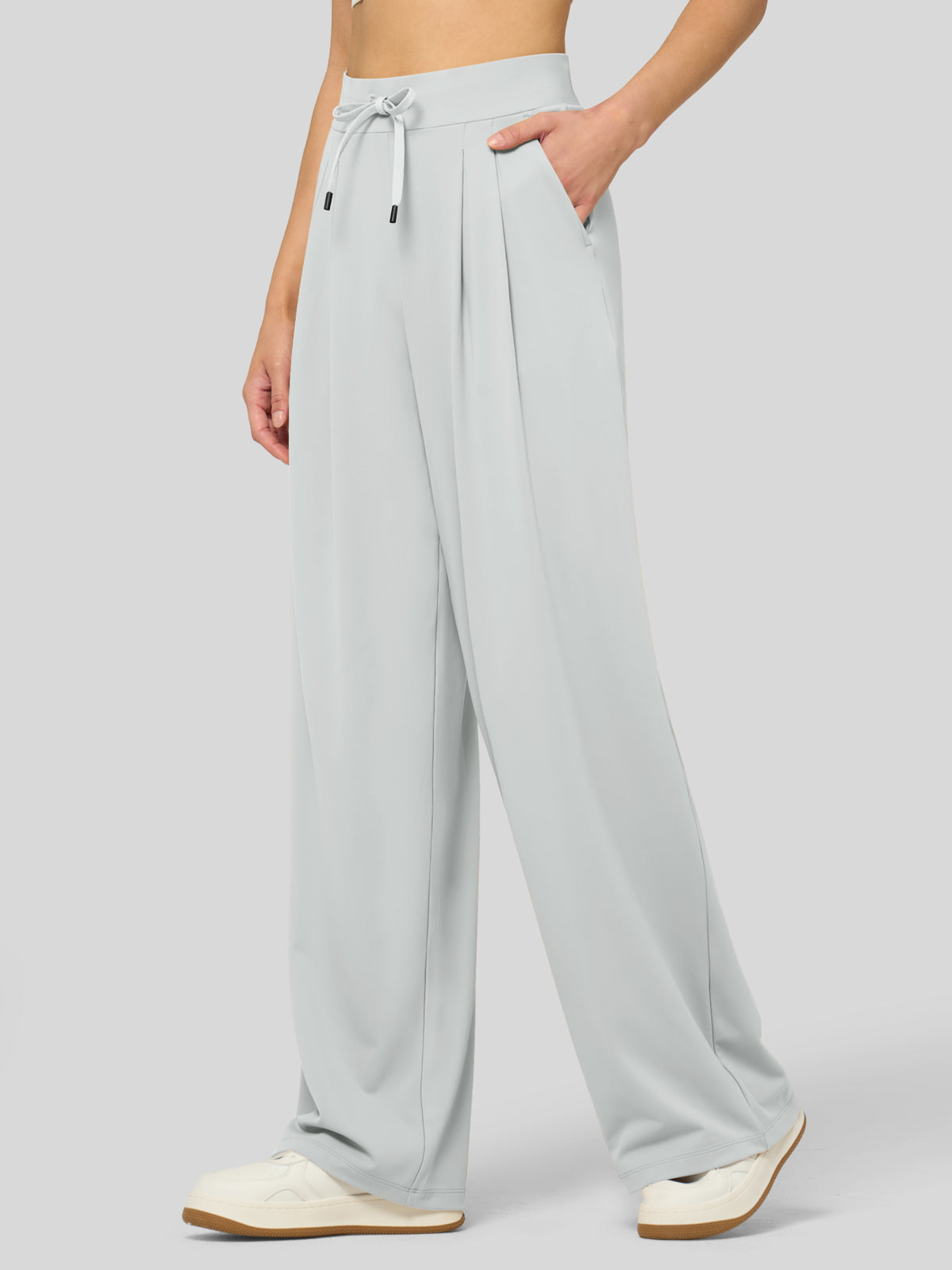 willit Women's Stretchy Wide Leg Slacks-28 Inch - 