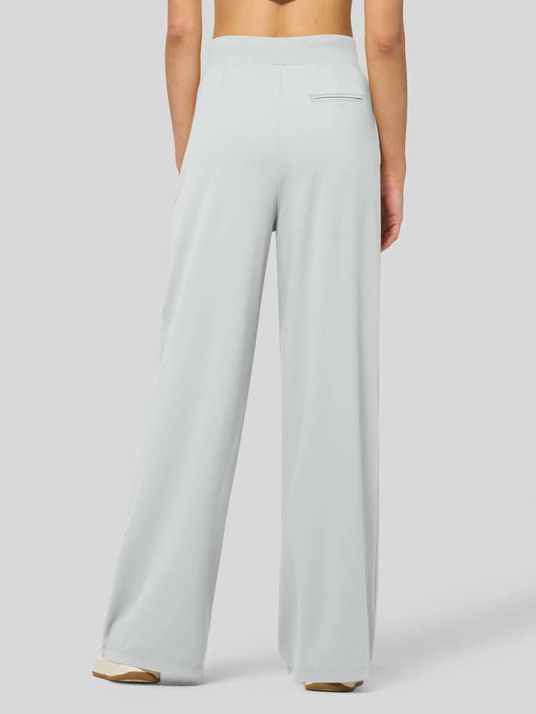 willit Women's Stretchy Wide Leg Slacks-28 Inch - 
