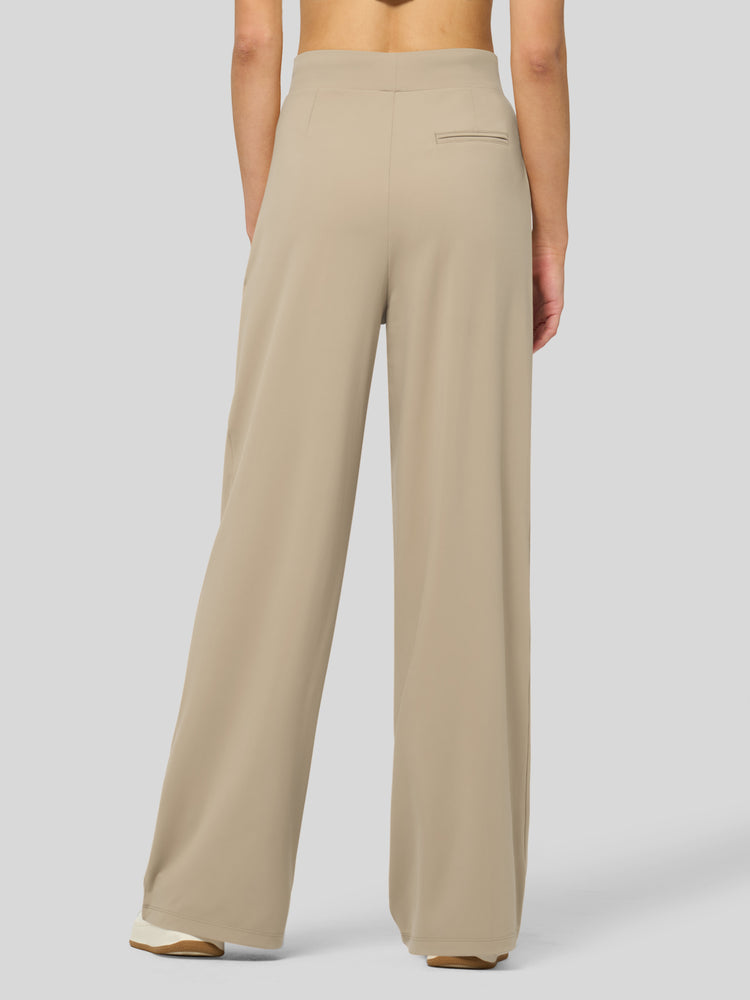 willit Women's Stretchy Wide Leg Slacks-30 Inch - 