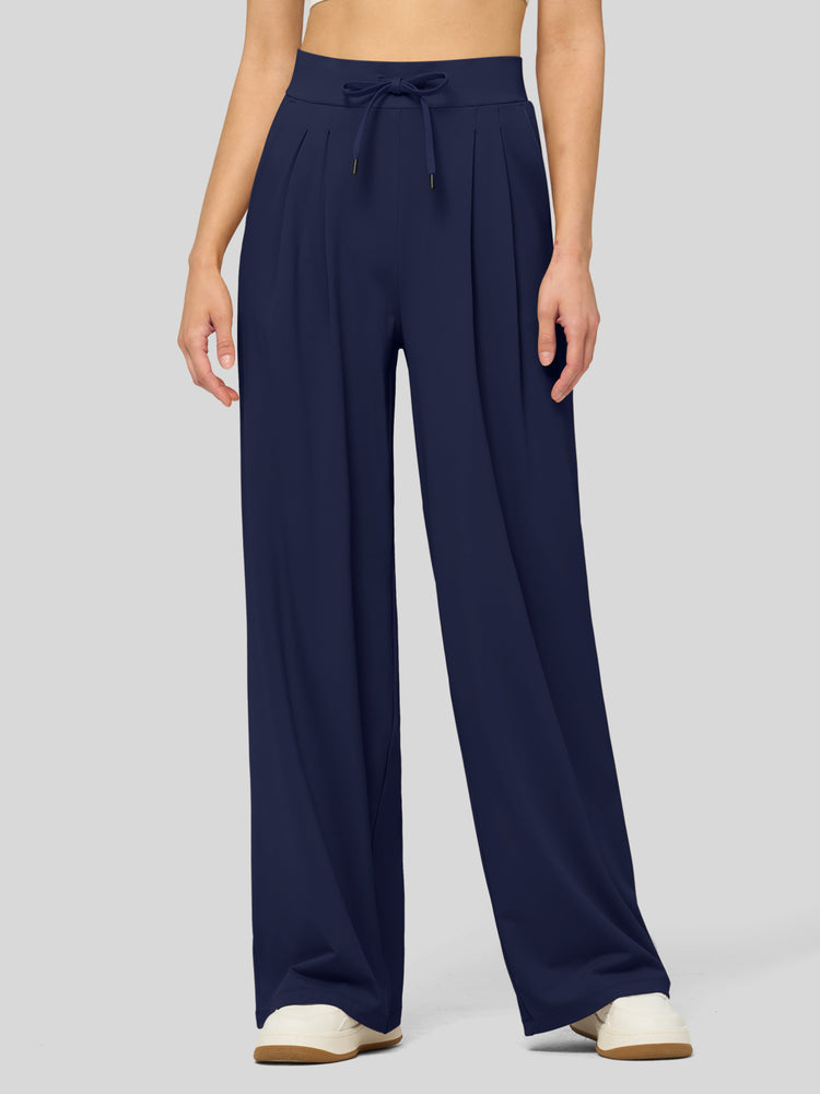 willit Women's Stretchy Wide Leg Slacks-28 Inch - 