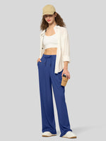 willit Women's Stretchy Wide Leg Slacks-28 Inch - 
