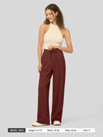 willit Women's Stretchy Wide Leg Slacks-28 Inch - 
