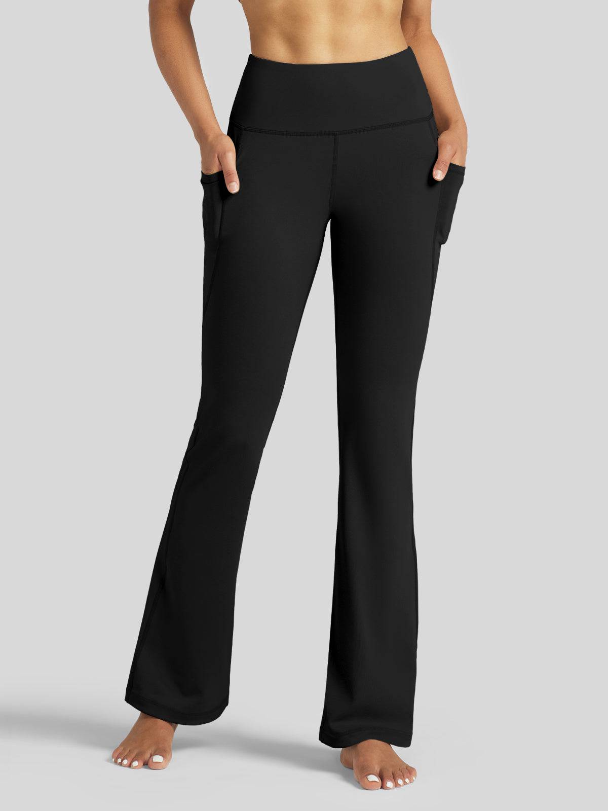 Women_s Stretchy Yoga Pants Dress Pants Bootcut 