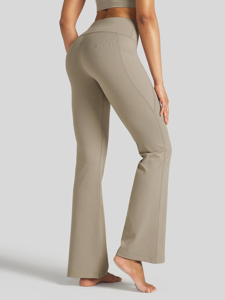 Women_s Stretchy Yoga Pants Dress Pants Bootcut 