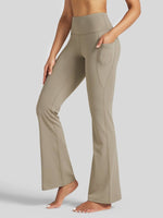 Women_s Stretchy Yoga Pants Dress Pants Bootcut 