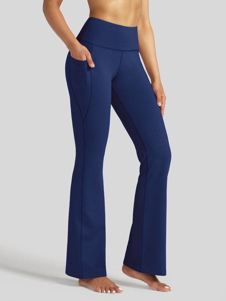 Women_s Stretchy Yoga Pants Dress Pants Bootcut 
