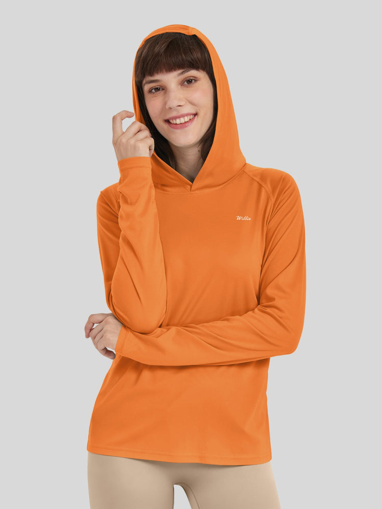 Willit Women's Sun Protection Hoodie UPF 50+ 