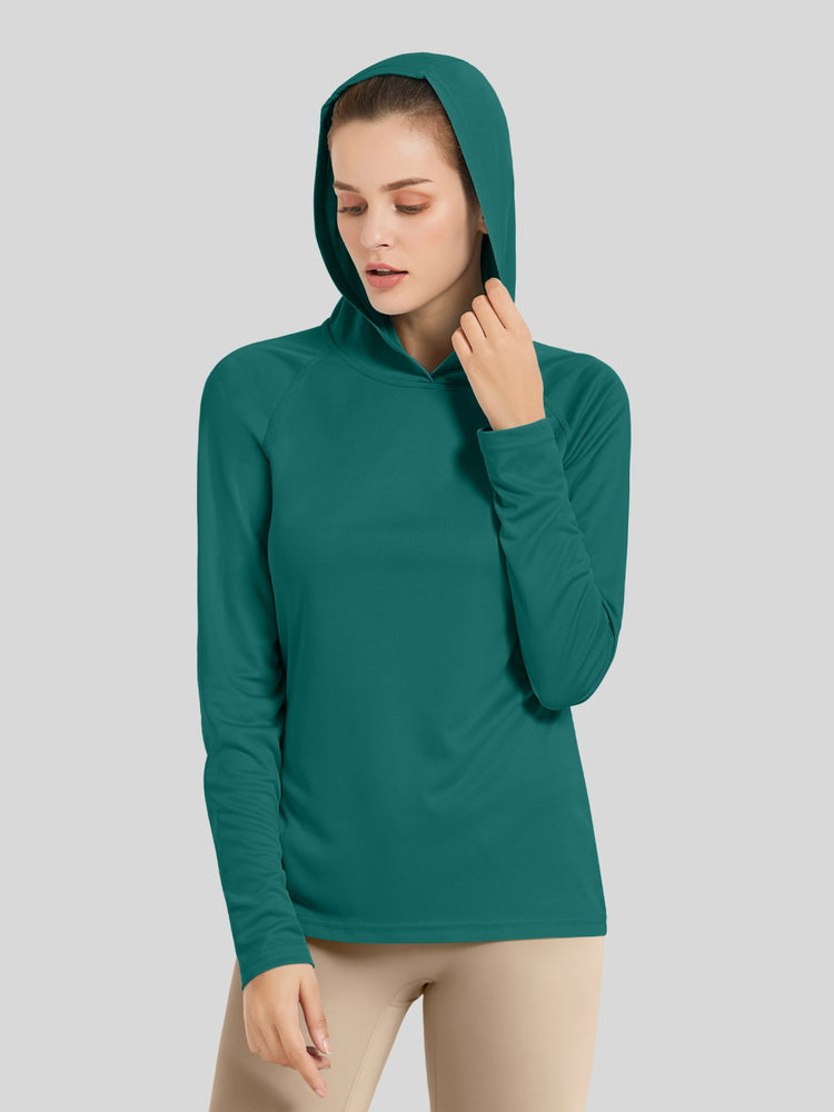 Willit Women's Sun Protection Hoodie UPF 50+ 