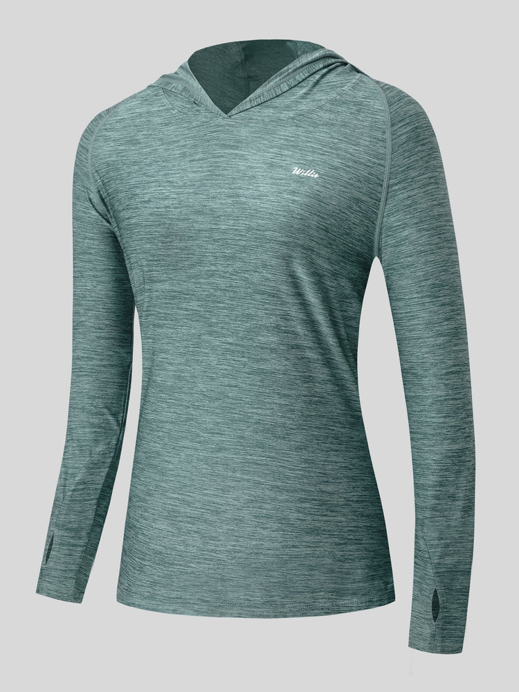 Willit Women's Sun Protection Hoodie UPF 50+ 