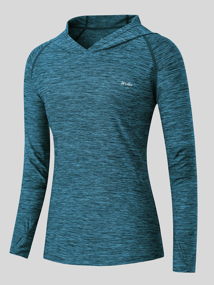 Willit Women's Sun Protection Hoodie UPF 50+ 