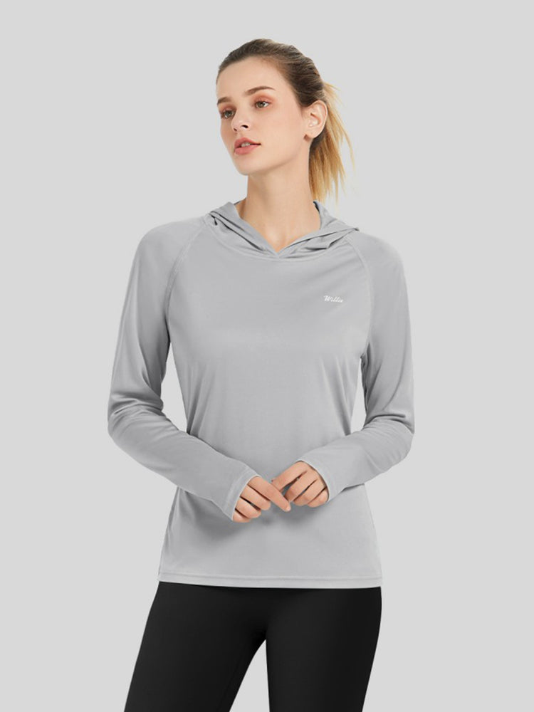 Willit Women's Sun Protection Hoodie UPF 50+ 