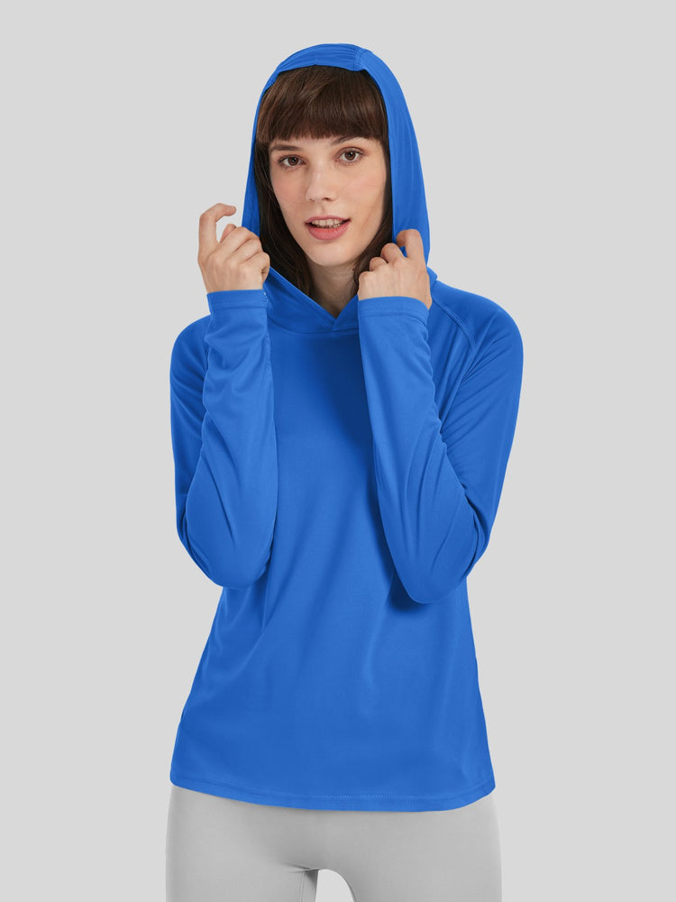 Willit Women's Sun Protection Hoodie UPF 50+ 