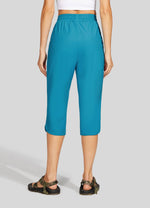Willit  Women's Sports Woven Capri Pants 