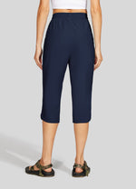 Willit  Women's Sports Woven Capri Pants 