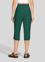 Willit  Women's Sports Woven Capri Pants 