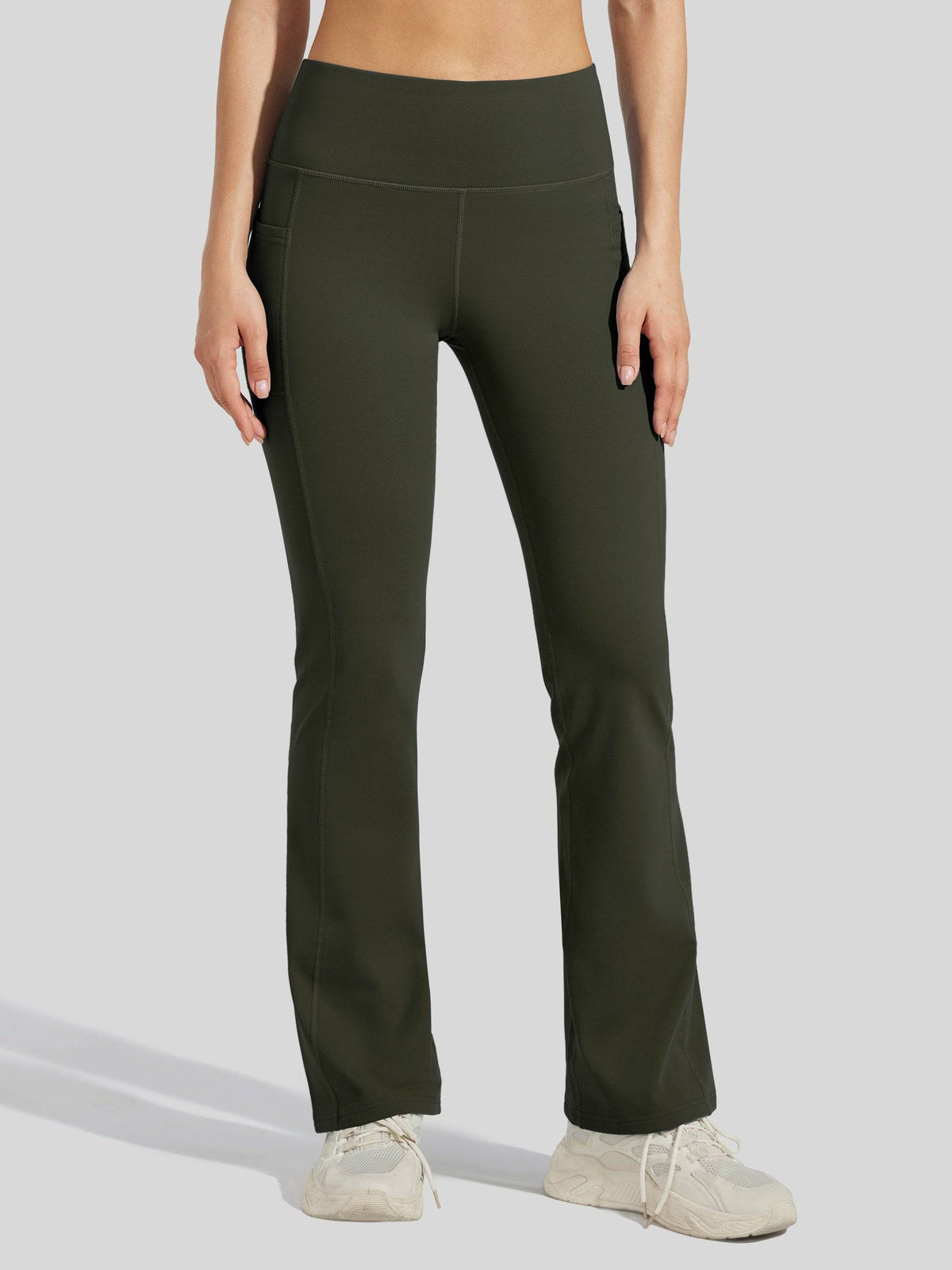 Women's Thermal Bootcut Yoga Pants_