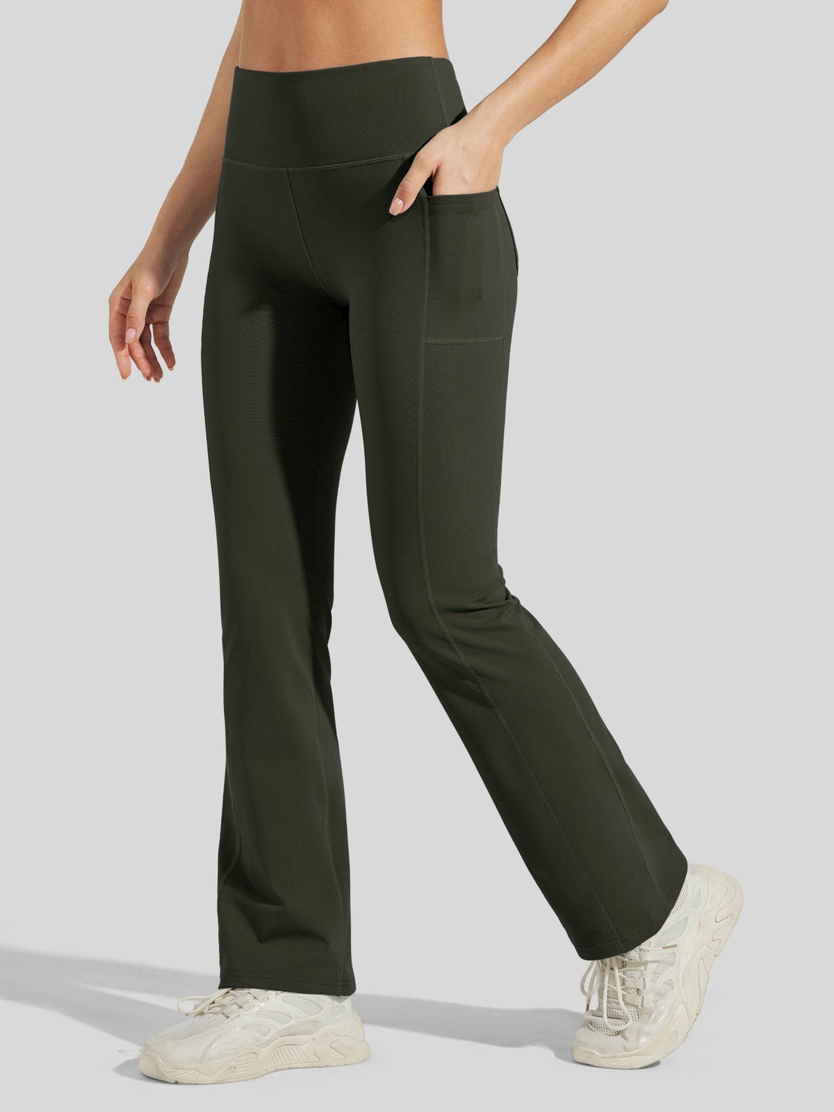 Women's Thermal Bootcut Yoga Pants_