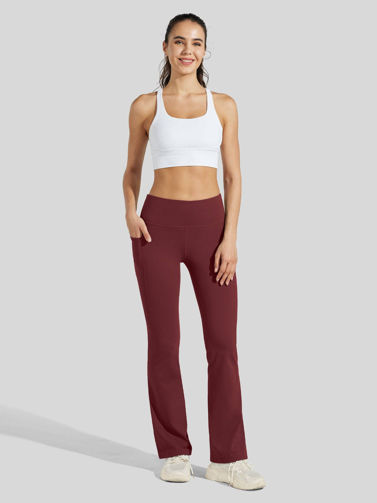Women's Thermal Bootcut Yoga Pants_