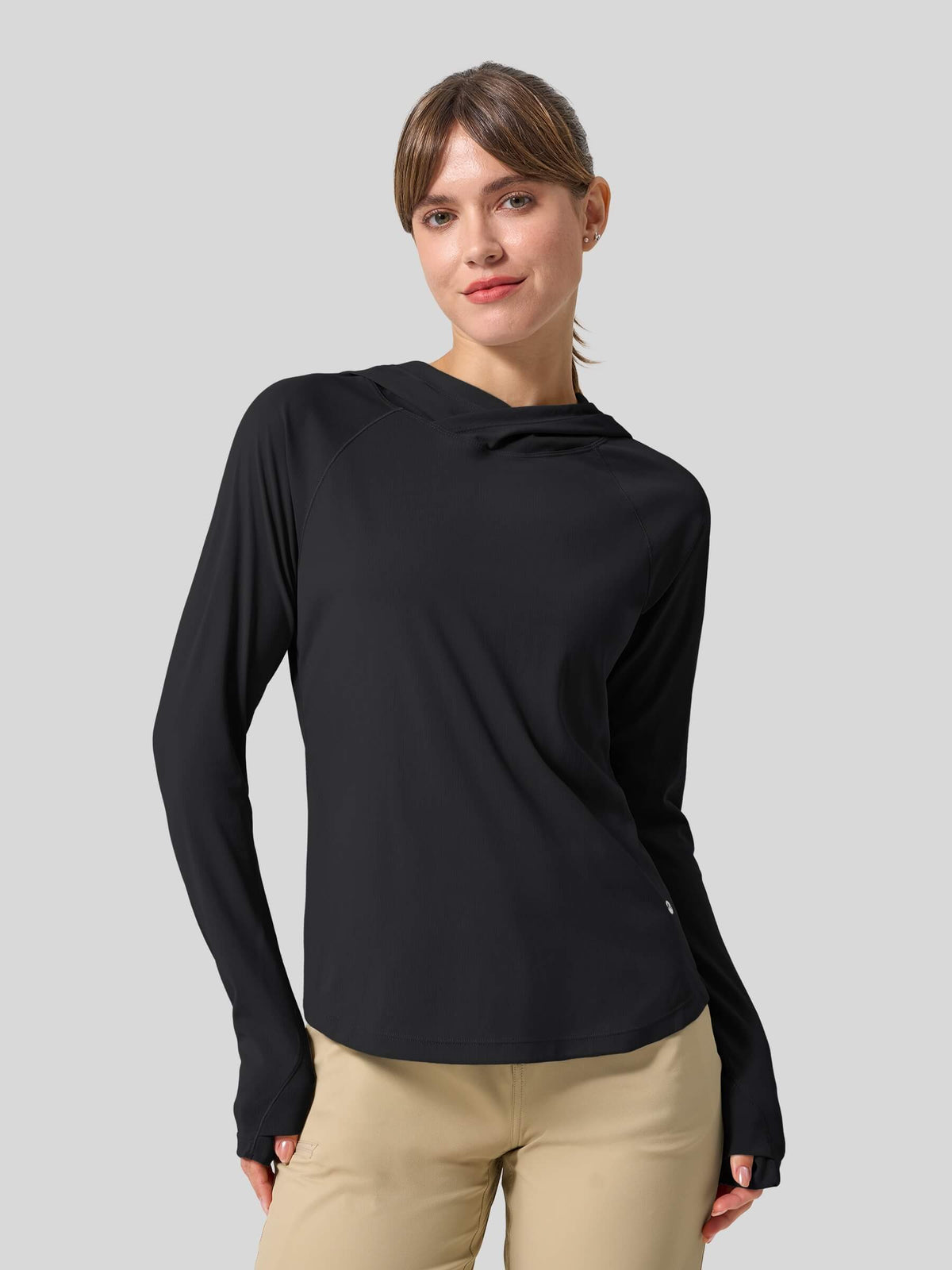 Women's Quick-Dry Sun Hoodies Long Sleeve Shirt_