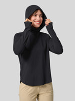 Women's Quick-Dry Sun Hoodies Long Sleeve Shirt_