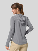 Women's Quick-Dry Sun Hoodies Long Sleeve Shirt_