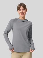 Women's Quick-Dry Sun Hoodies Long Sleeve Shirt_