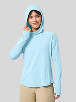 Women's Quick-Dry Sun Hoodies Long Sleeve Shirt_