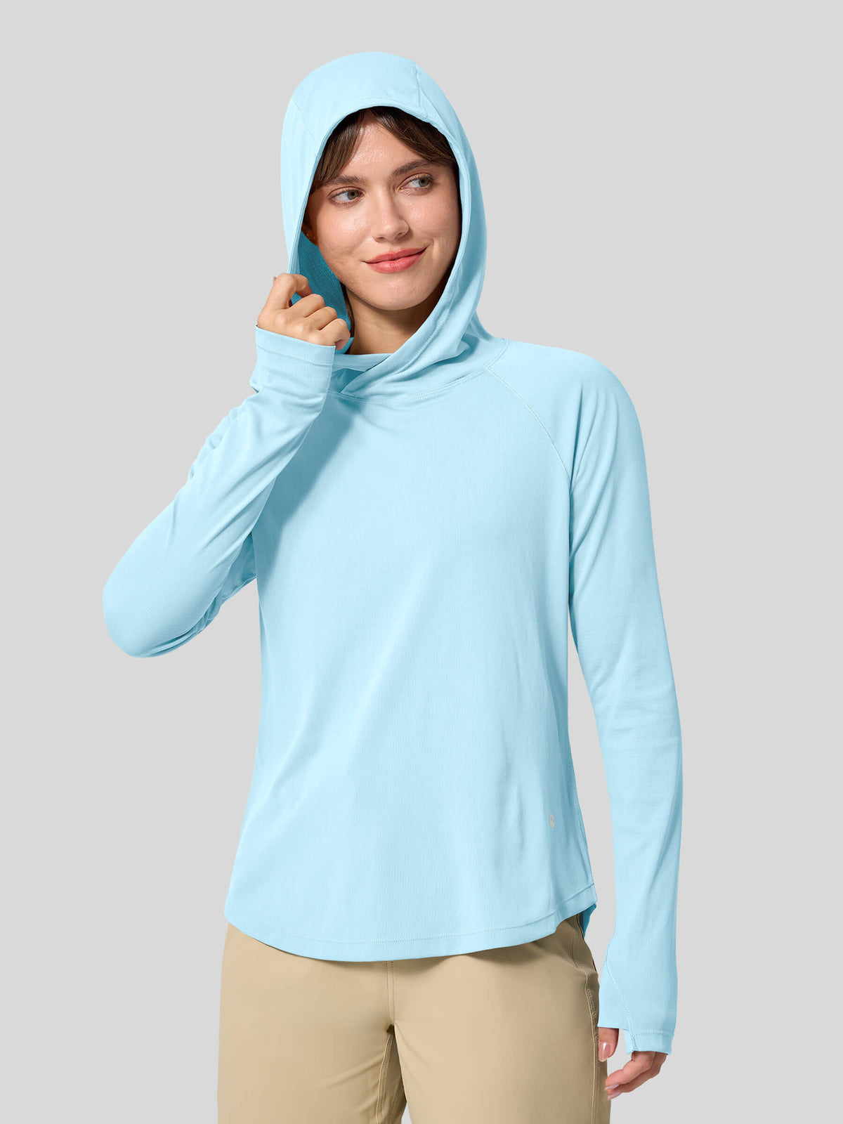 Women's Quick-Dry Sun Hoodies Long Sleeve Shirt_