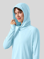 Women's Quick-Dry Sun Hoodies Long Sleeve Shirt_
