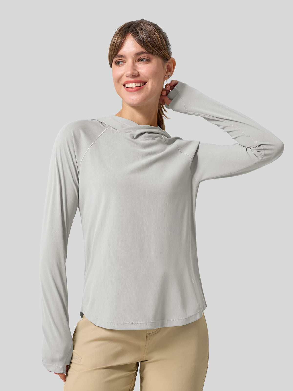 Women's Quick-Dry Sun Hoodies Long Sleeve Shirt_