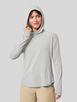 Women's Quick-Dry Sun Hoodies Long Sleeve Shirt_
